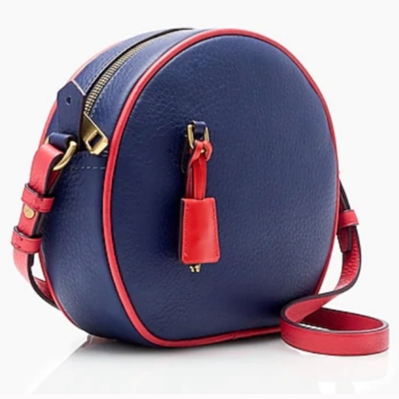 J.Crew Signet circle bag in piped Italian leather - Picture 2 of 14
